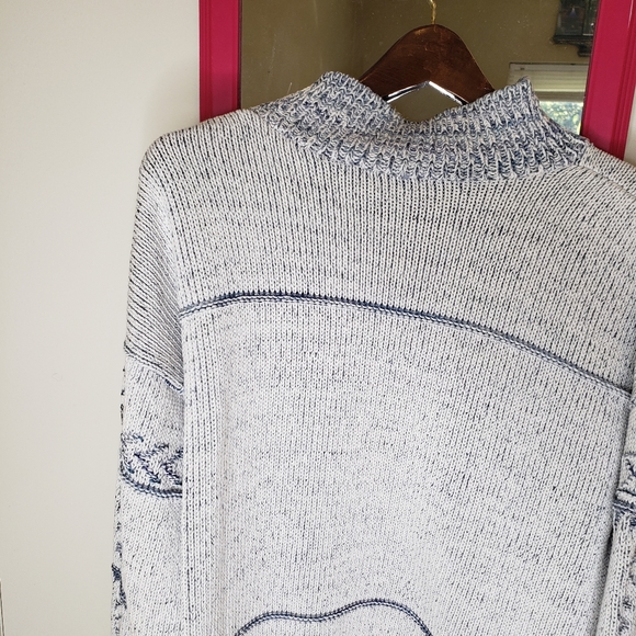 Americhino Vintage Pullover Boyfriend Sweater Med - Picture 8 of 14